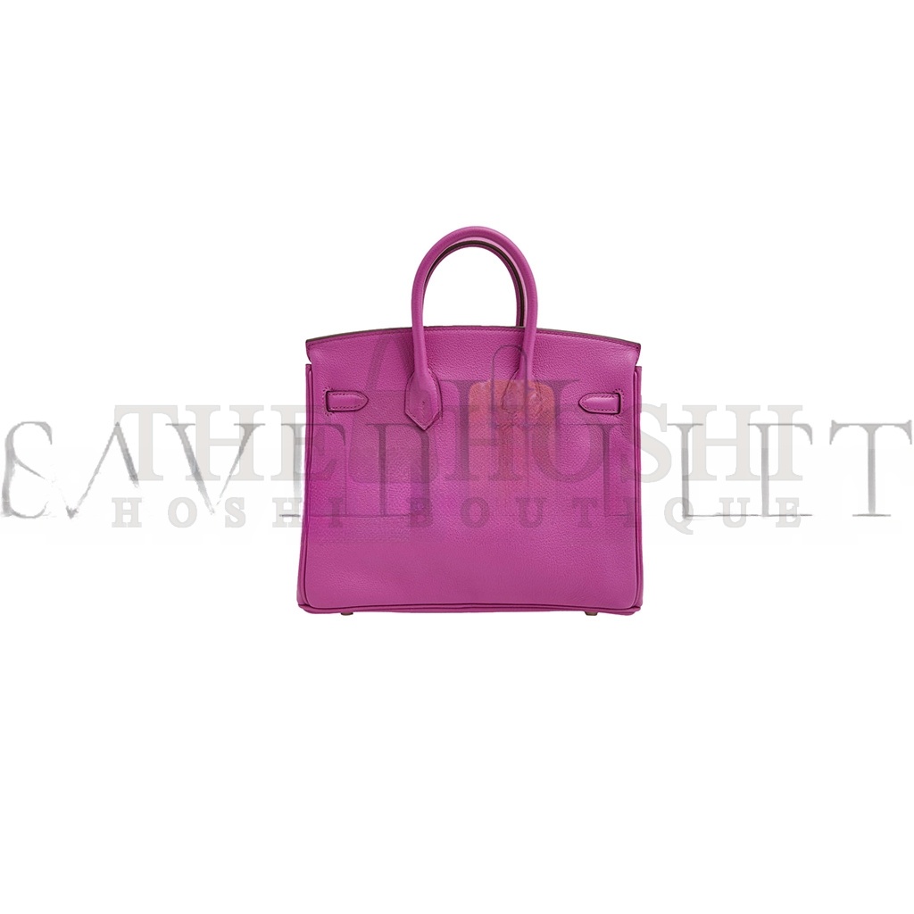 H**me5 MAGNOLIA LEATHER PALLADIUM PLATED BIRKIN 25 BAG (25*22*13cm) Master Quality